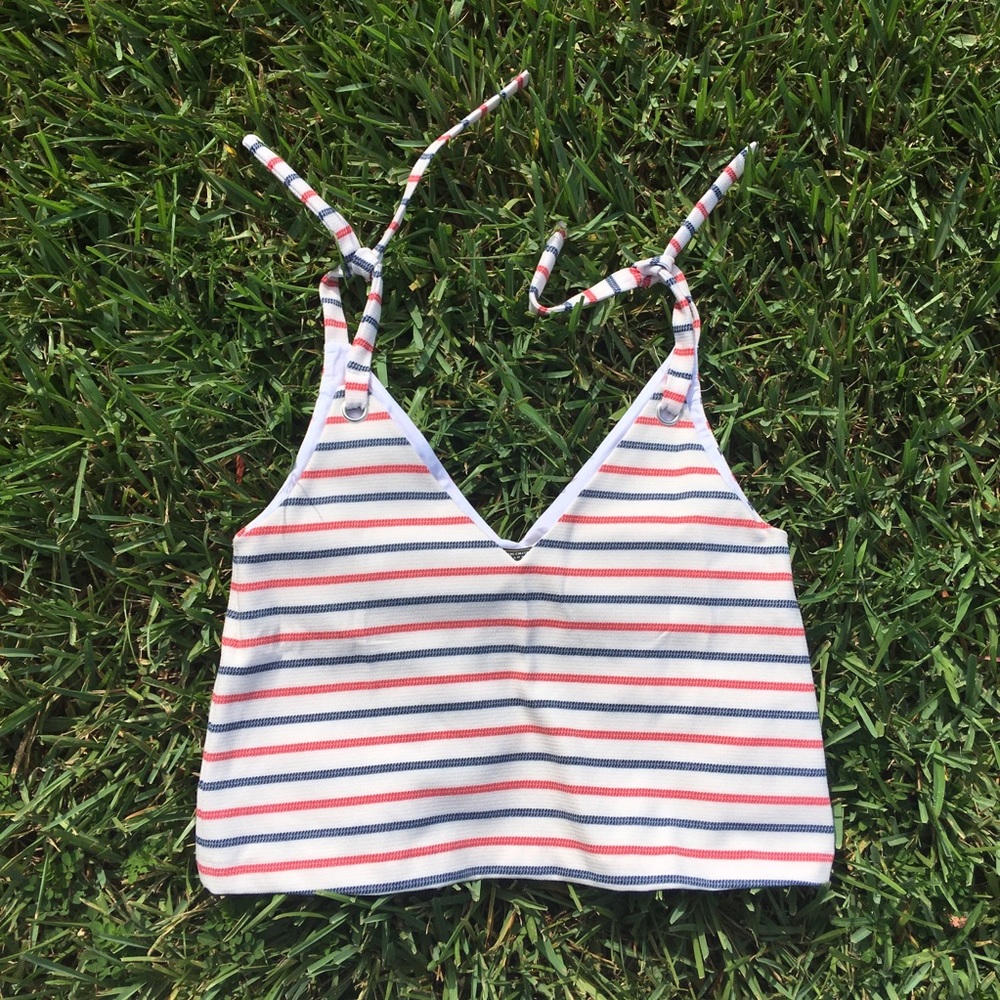 HP๐Zara Red/White/Blue Shirt Large Size/Tank Top - Picture 2 of 8